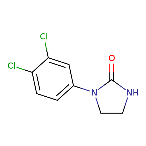 O=C1NCCN1c1ccc(c(c1)Cl)Cl