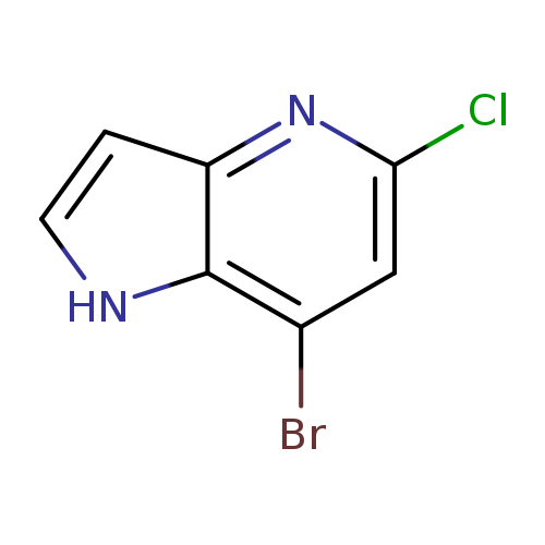 Clc1cc(Br)c2c(n1)cc[nH]2