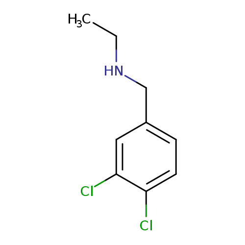 CCNCc1ccc(c(c1)Cl)Cl