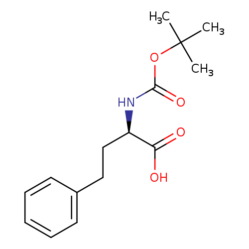 OC(=O)[C@H](NC(=O)OC(C)(C)C)CCc1ccccc1