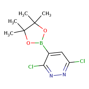 CC1(C)OB(OC1(C)C)c1cc(Cl)nnc1Cl