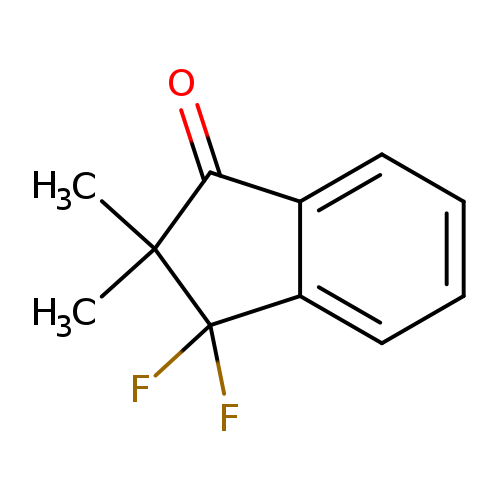 O=C1c2ccccc2C(C1(C)C)(F)F