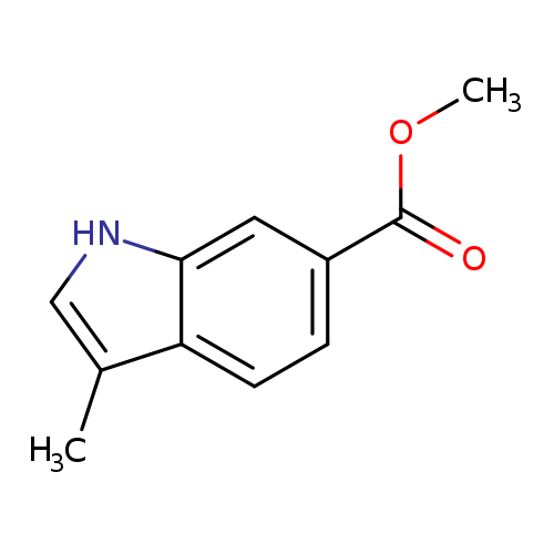 COC(=O)c1ccc2c(c1)[nH]cc2C