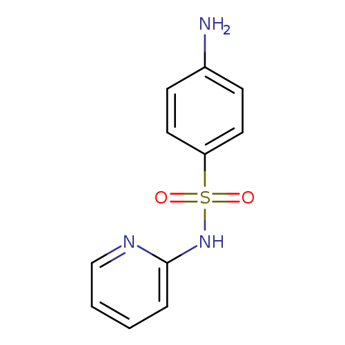 Nc1ccc(cc1)S(=O)(=O)Nc1ccccn1