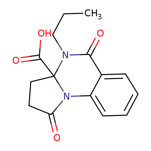 CCCN1C(=O)c2ccccc2N2C1(CCC2=O)C(=O)O