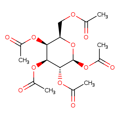 CC(=O)OC[C@H]1O[C@@H](OC(=O)C)[C@@H]([C@H]([C@H]1OC(=O)C)OC(=O)C)OC(=O)C