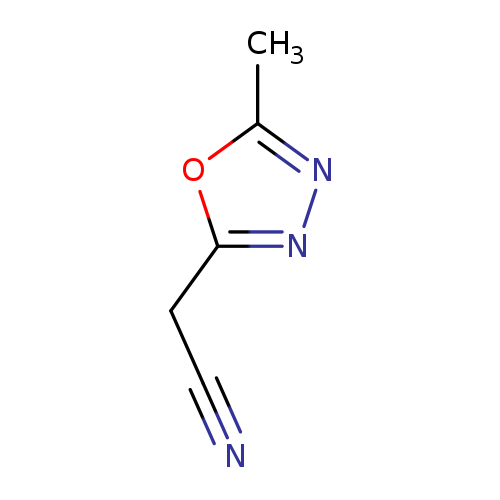 Cc1nnc(o1)CC#N