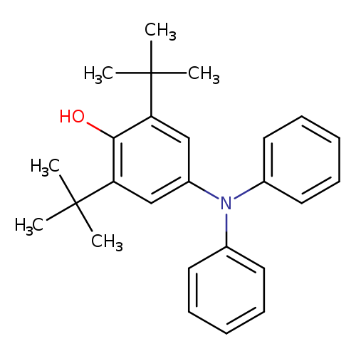CC(c1cc(cc(c1O)C(C)(C)C)N(c1ccccc1)c1ccccc1)(C)C
