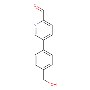 OCc1ccc(cc1)c1ccc(nc1)C=O