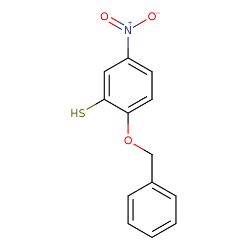 Sc1cc(ccc1OCc1ccccc1)[N+](=O)[O-]
