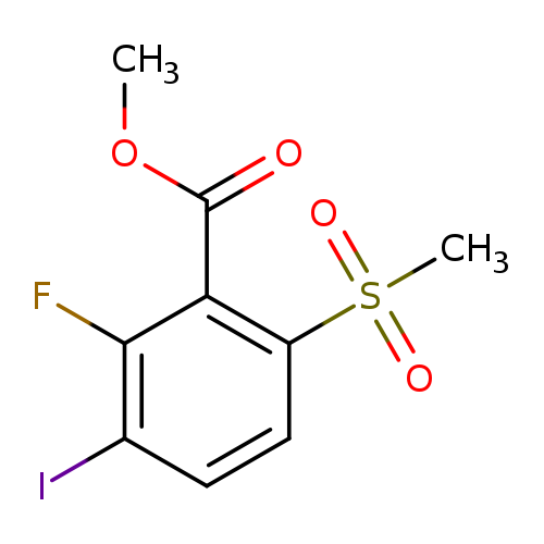 COC(=O)c1c(F)c(I)ccc1S(=O)(=O)C