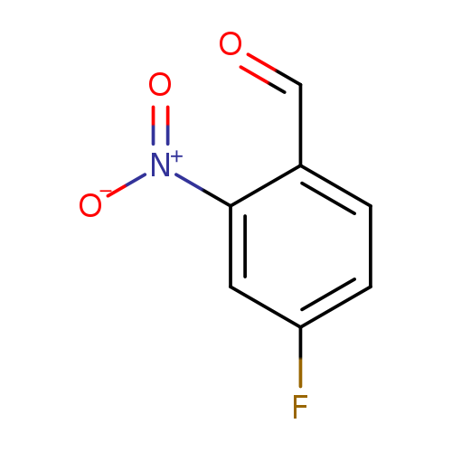 O=Cc1ccc(cc1[N+](=O)[O-])F