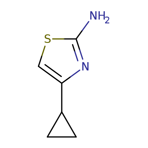 Nc1scc(n1)C1CC1