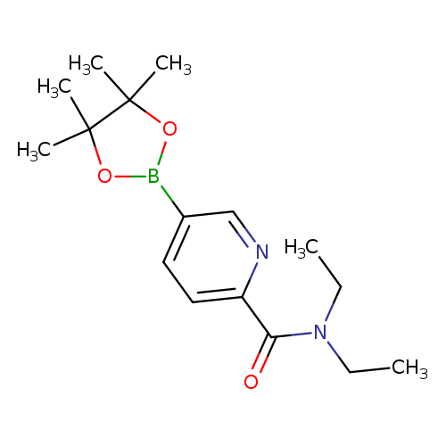 CCN(C(=O)c1ccc(cn1)B1OC(C(O1)(C)C)(C)C)CC