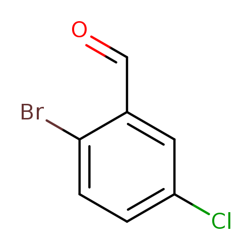 O=Cc1cc(Cl)ccc1Br