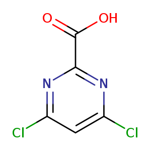 OC(=O)c1nc(Cl)cc(n1)Cl