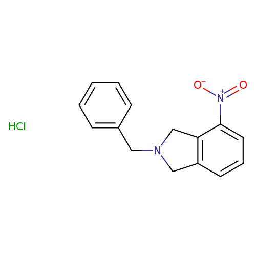 [O-][N+](=O)c1cccc2c1CN(C2)Cc1ccccc1.Cl