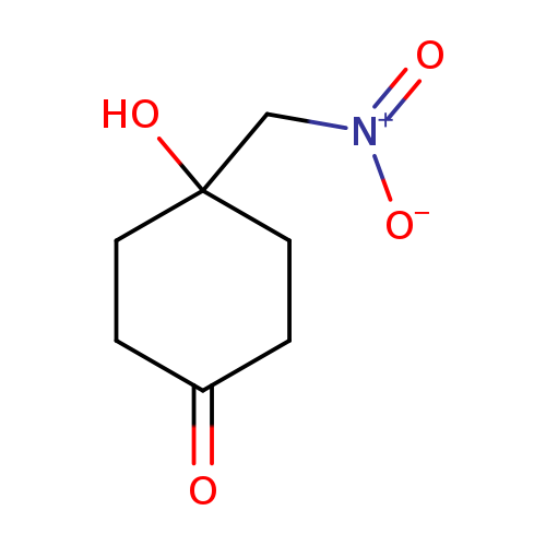 [O-][N+](=O)CC1(O)CCC(=O)CC1