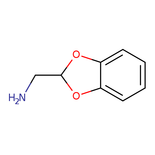 NCC1Oc2c(O1)cccc2