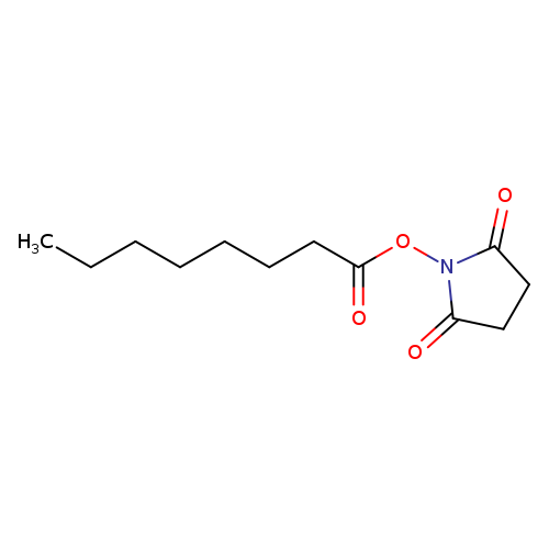 CCCCCCCC(=O)ON1C(=O)CCC1=O