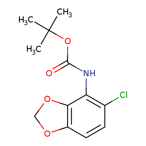 O=C(OC(C)(C)C)Nc1c(Cl)ccc2c1OCO2