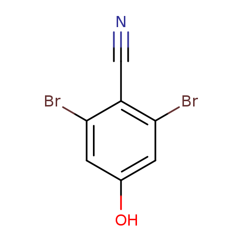 N#Cc1c(Br)cc(cc1Br)O