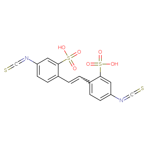 S=C=Nc1ccc(c(c1)S(=O)(=O)O)C=Cc1ccc(cc1S(=O)(=O)O)N=C=S
