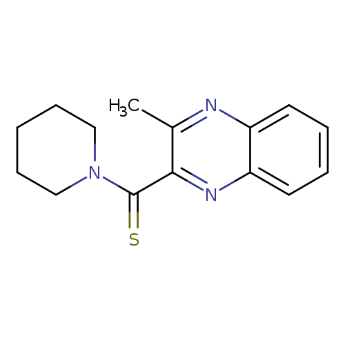 S=C(c1nc2ccccc2nc1C)N1CCCCC1