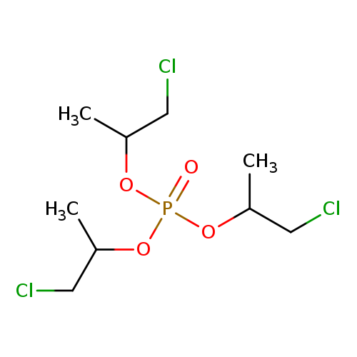 ClCC(OP(=O)(OC(CCl)C)OC(CCl)C)C