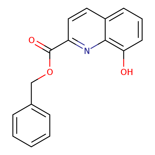 O=C(c1ccc2c(n1)c(O)ccc2)OCc1ccccc1