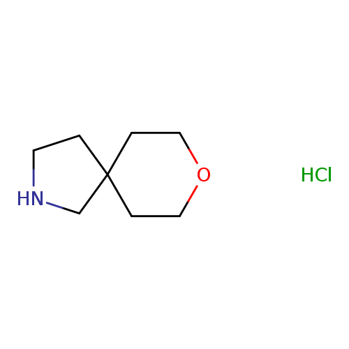 O1CCC2(CC1)CNCC2.Cl