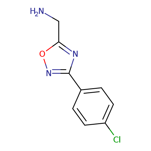 NCc1onc(n1)c1ccc(cc1)Cl