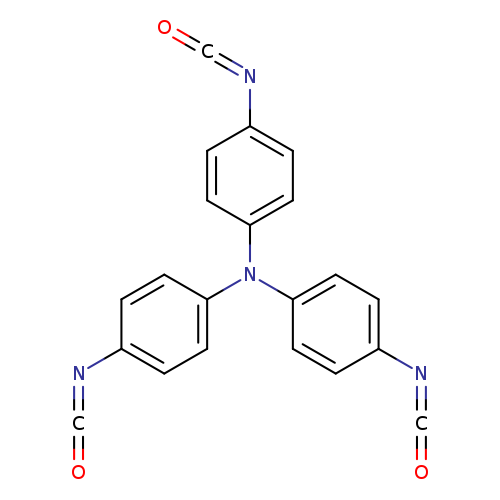 O=C=Nc1ccc(cc1)N(c1ccc(cc1)N=C=O)c1ccc(cc1)N=C=O