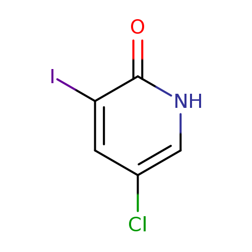 Clc1cc(I)c(=O)[nH]c1