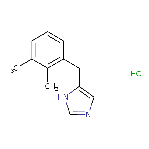 Cc1cccc(c1C)Cc1cnc[nH]1.Cl