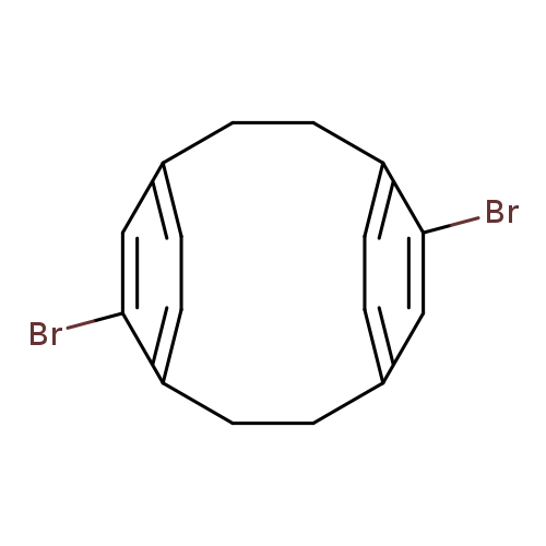 Brc1cc2CCc3ccc(CCc1cc2)cc3Br