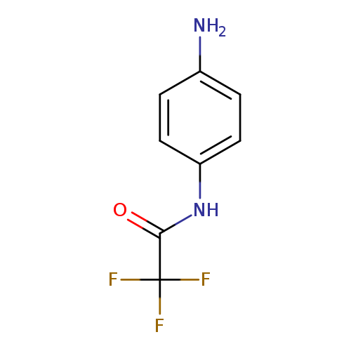 O=C(C(F)(F)F)Nc1ccc(cc1)N