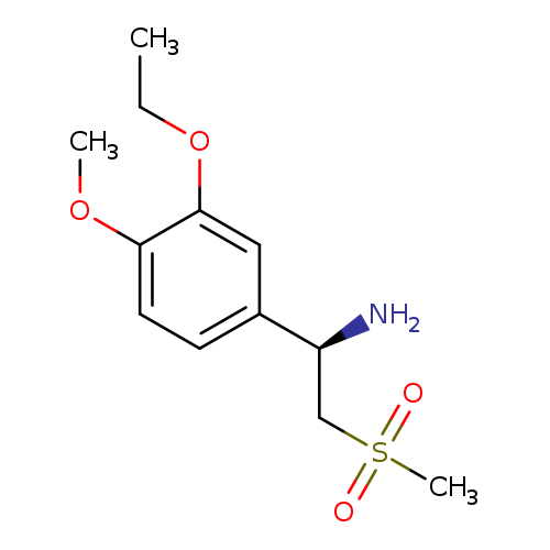 CCOc1cc(ccc1OC)[C@H](CS(=O)(=O)C)N