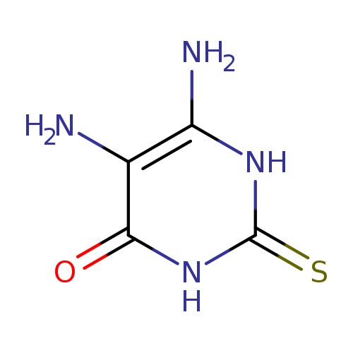 Nc1[nH]c(=S)[nH]c(=O)c1N