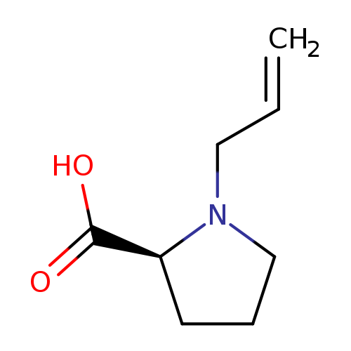 C=CCN1CCC[C@H]1C(=O)O