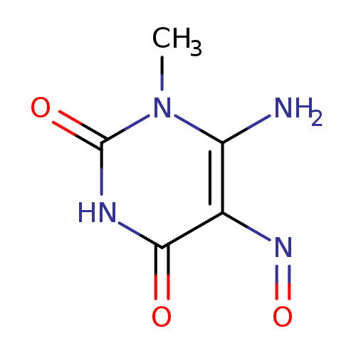 O=Nc1c(=O)[nH]c(=O)n(c1N)C