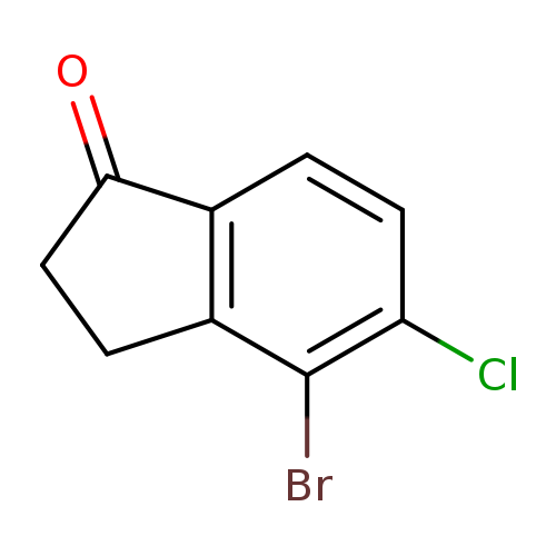 O=C1CCc2c1ccc(c2Br)Cl