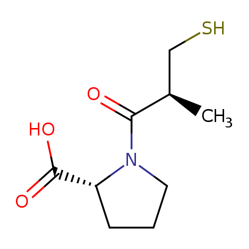 SC[C@H](C(=O)N1CCC[C@@H]1C(=O)O)C