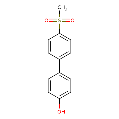 Oc1ccc(cc1)c1ccc(cc1)S(=O)(=O)C