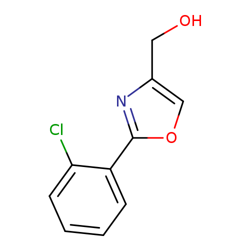 OCc1coc(n1)c1ccccc1Cl