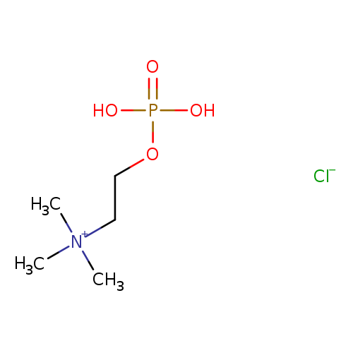 OP(=O)(OCC[N+](C)(C)C)O.[Cl-]