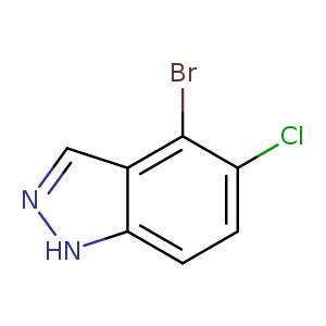 Clc1ccc2c(c1Br)cn[nH]2
