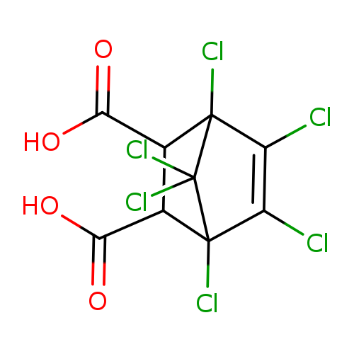 OC(=O)C1C(C(=O)O)C2(C(C1(Cl)C(=C2Cl)Cl)(Cl)Cl)Cl