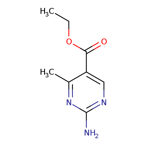 CCOC(=O)c1cnc(nc1C)N