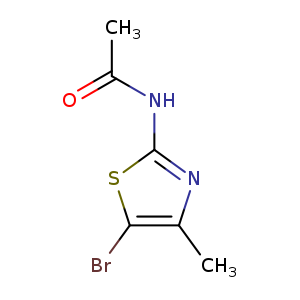 CC(=O)Nc1nc(c(s1)Br)C